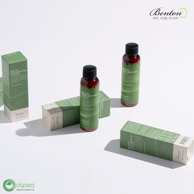 K-beauty product Benton Deep Green Tea Lotion at Olpeo Korean Cosmetics and Skincare Store
